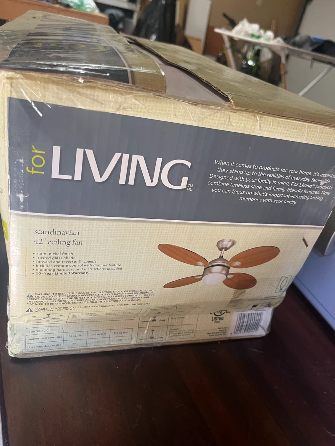 For Living Scandinavian 42" Ceiling Fan - photo 2