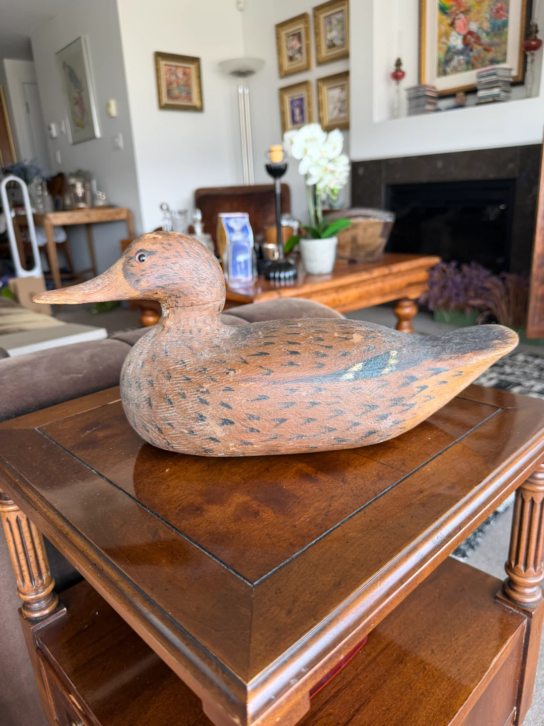 Wooden Duck Decoy - "West Antique Co." - photo 2