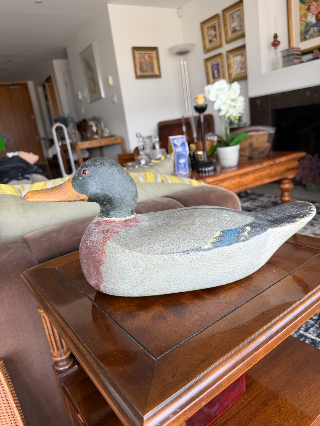 Antique Wooden Duck Decoy - West Coast Antique Co. Canada