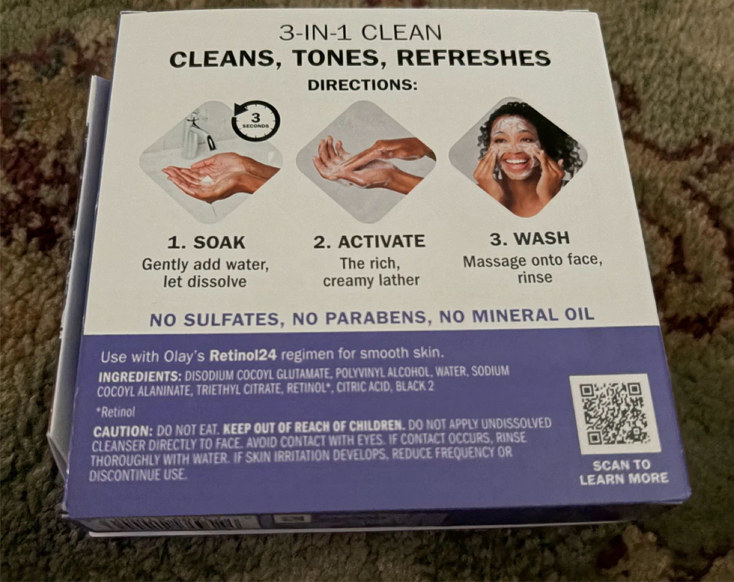 New Olay Cleansing Melts + Hyaluronic Face Cleanser, 32ct, - photo 2