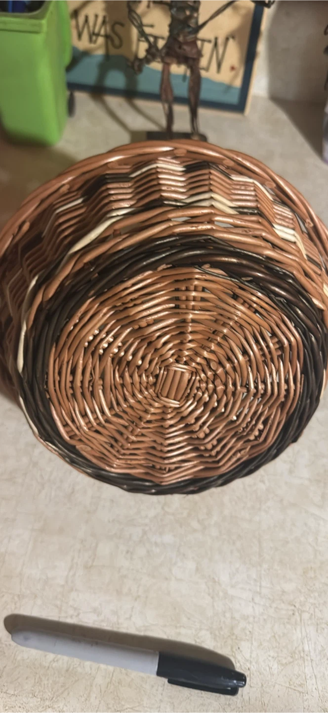 Wicker Basket with Handle - photo 3