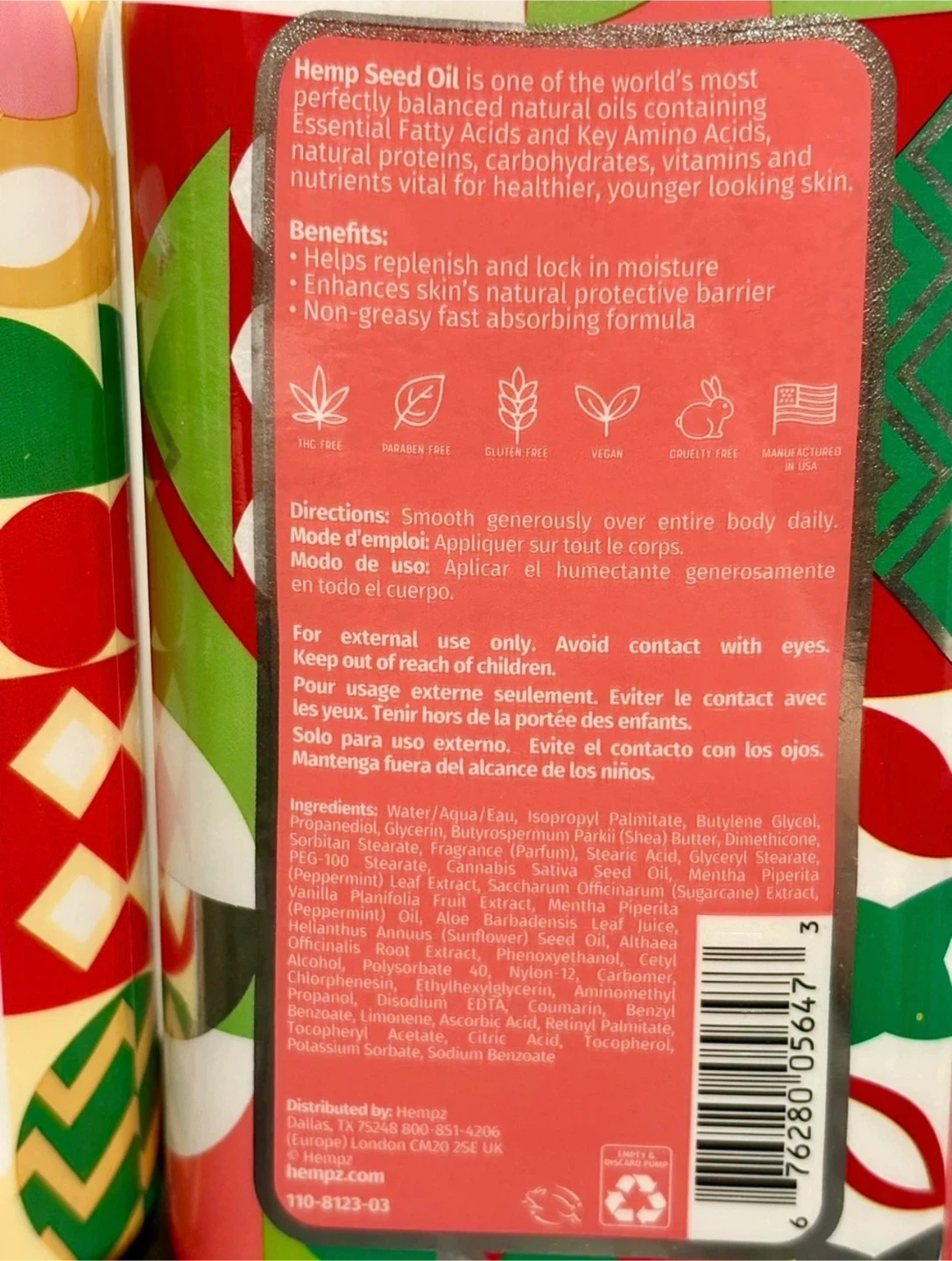 Hempz Herbal Body Moisturizer - Toasted Vanilla Caramel - photo 4