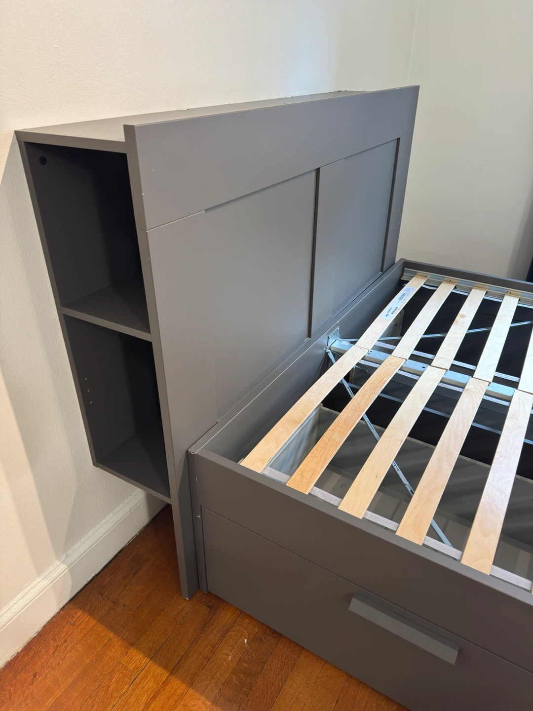 Full Size IKEA Brimnes bed frame with storage - photo 2