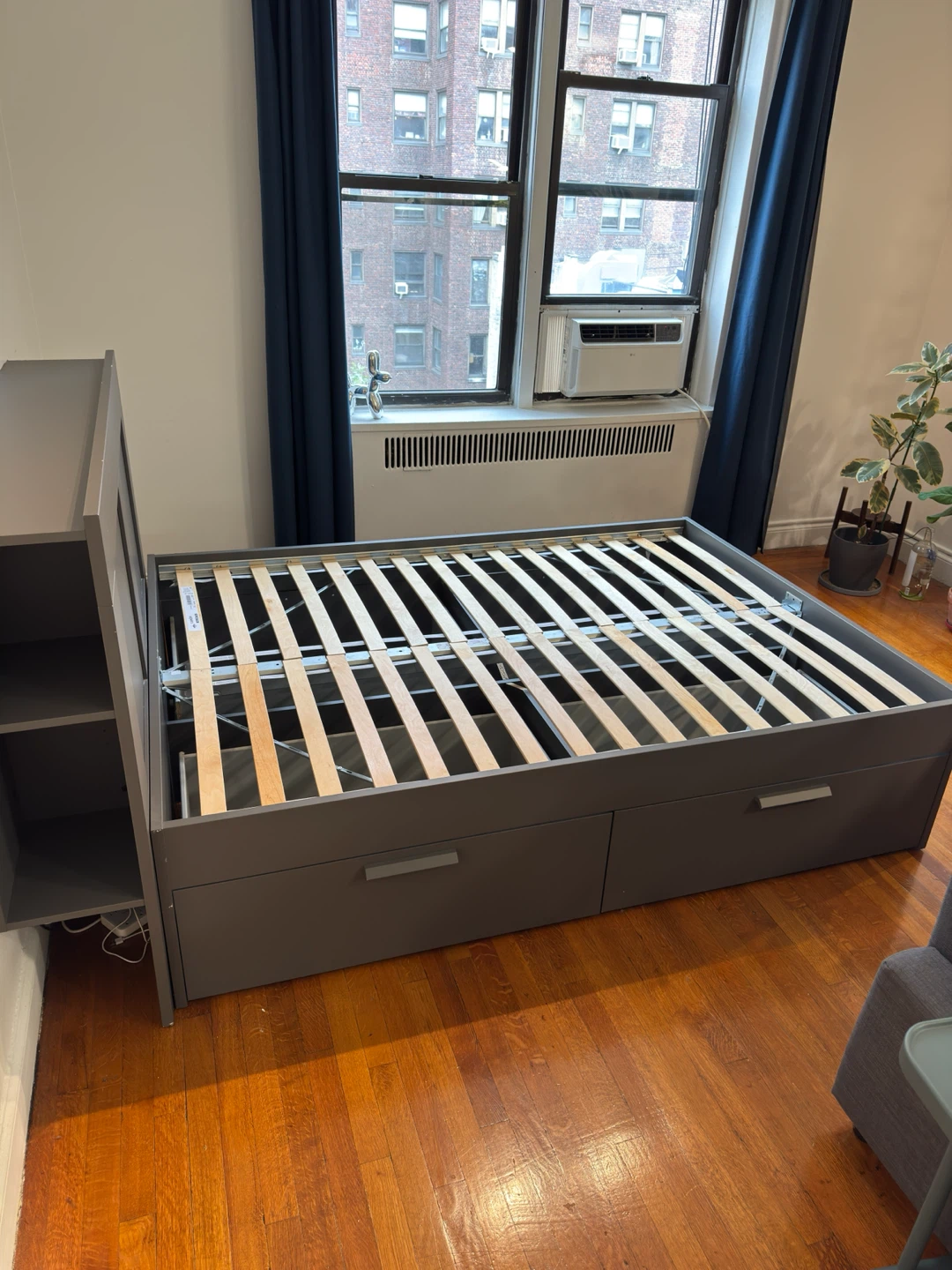 Full Size IKEA Brimnes bed frame with storage - photo 3