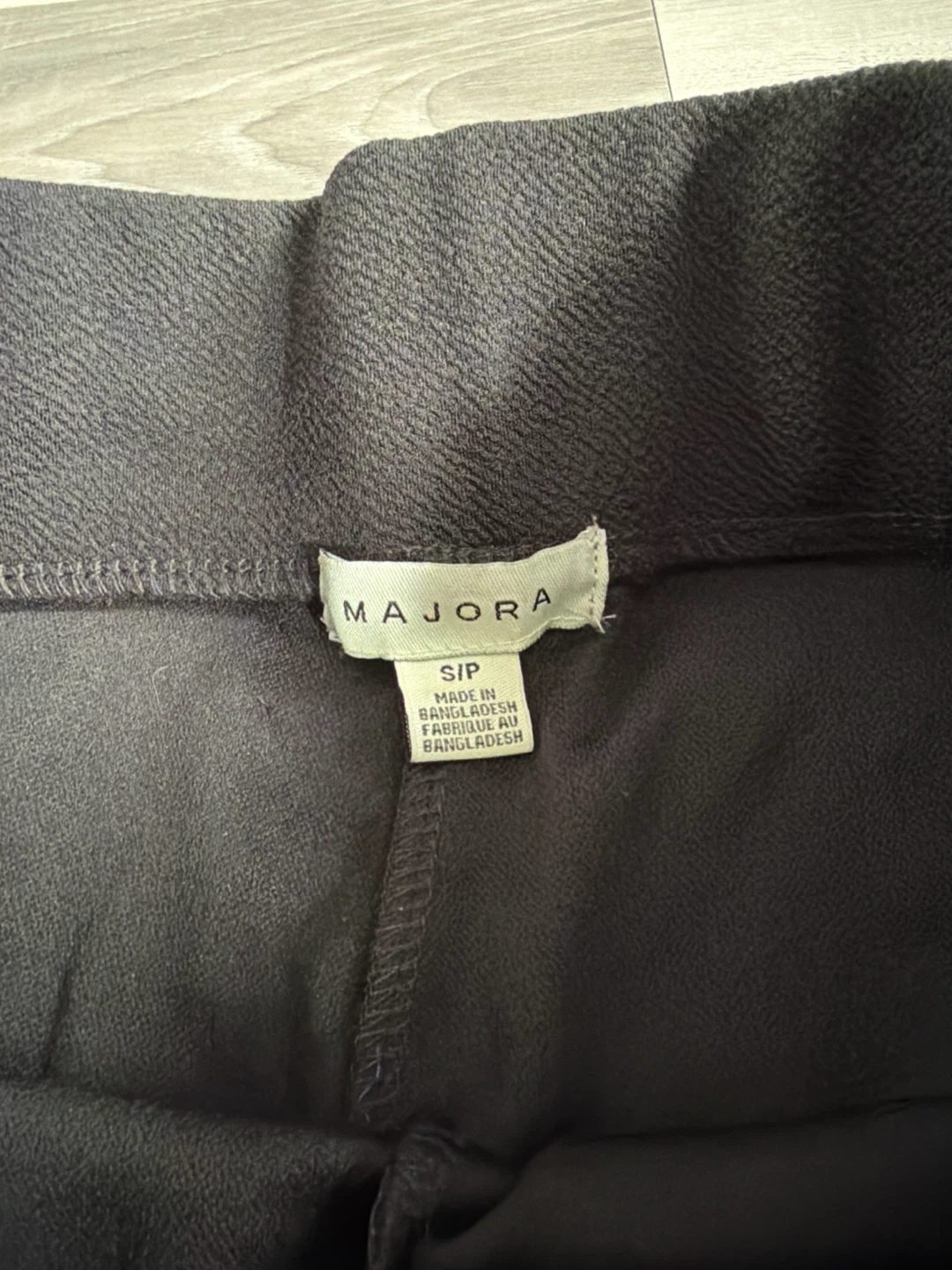 MAJORA Black Wide-Leg Pants Size S - photo 2