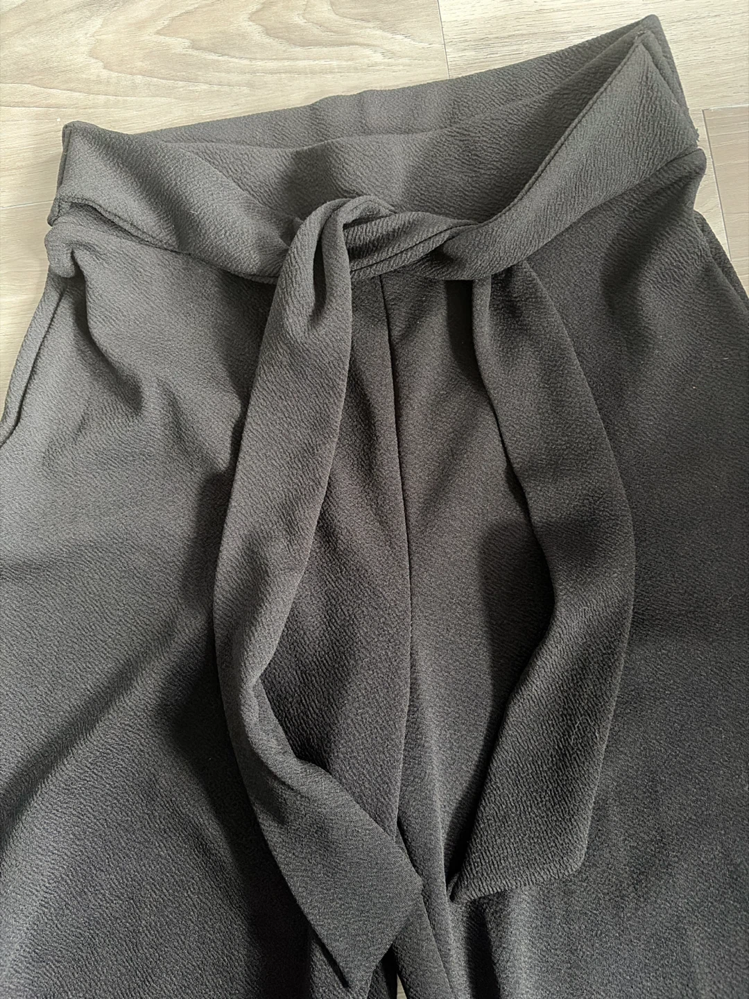 MAJORA Black Wide-Leg Pants Size S - photo 4