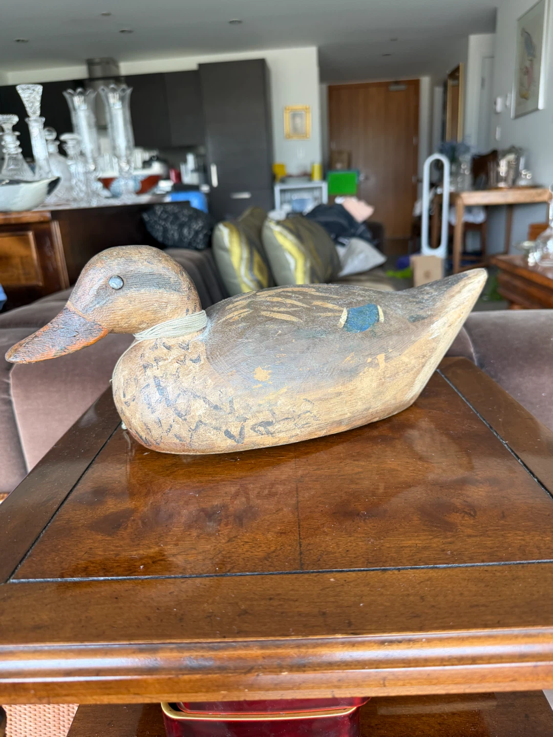 Vintage Mallard Hen Duck Decoy - Vancouver Island Carver