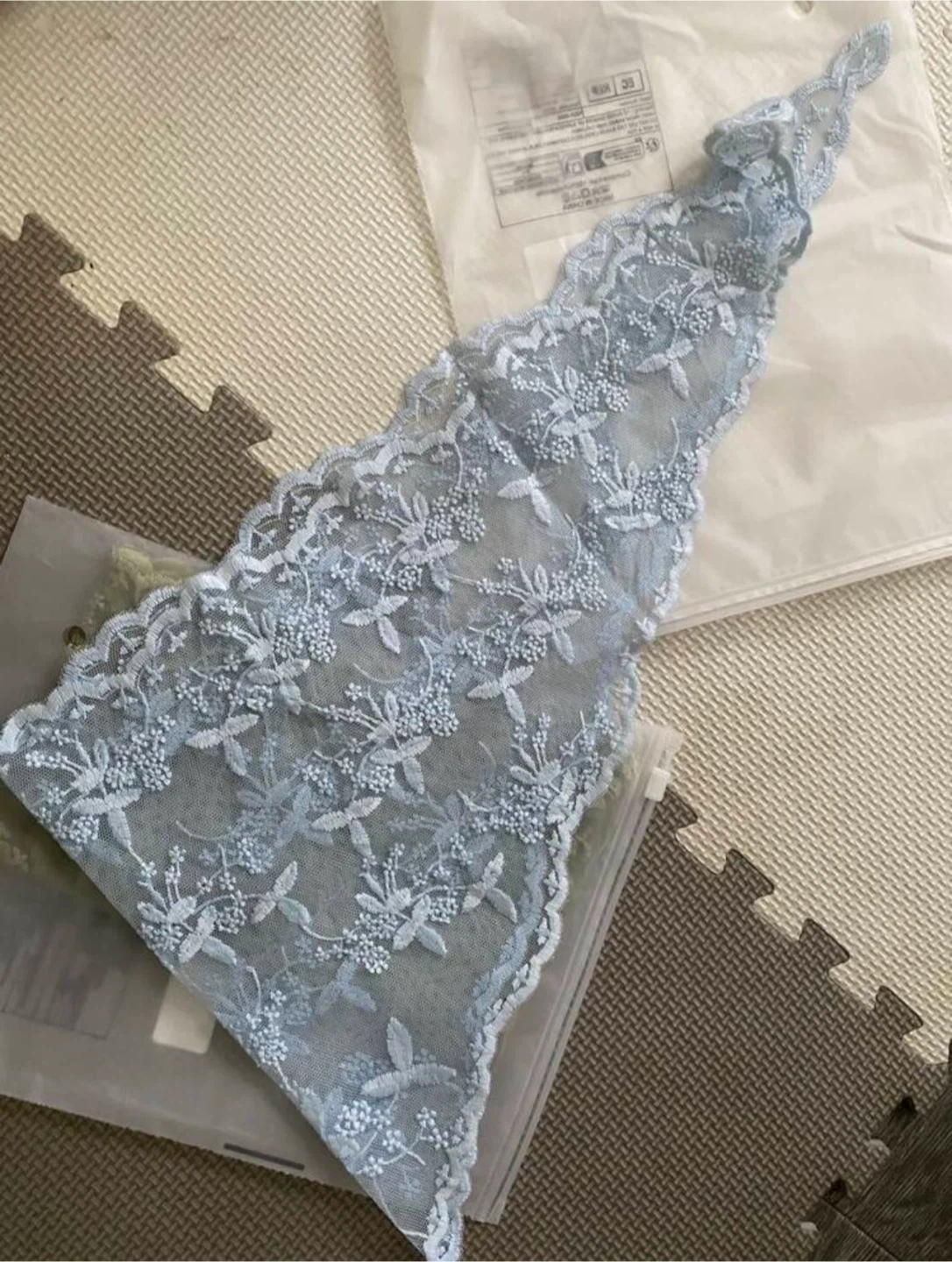 White Lace Scarf - photo 4