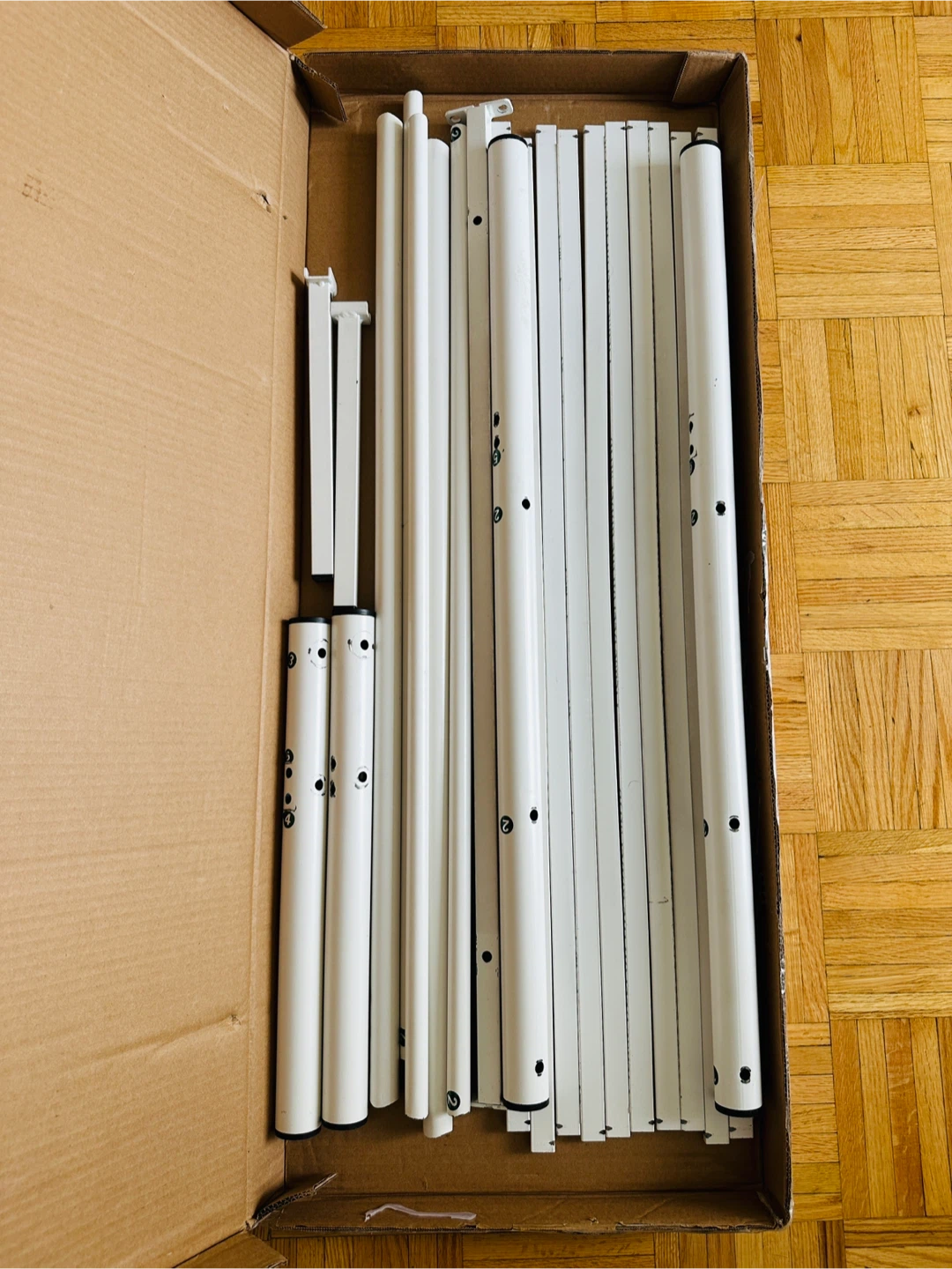 White Metal Bed Frame - photo 4
