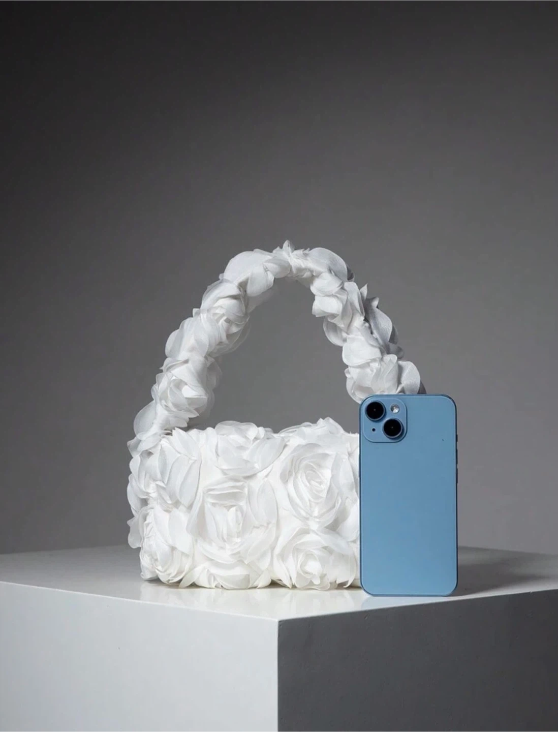 White floral handbag - photo 4