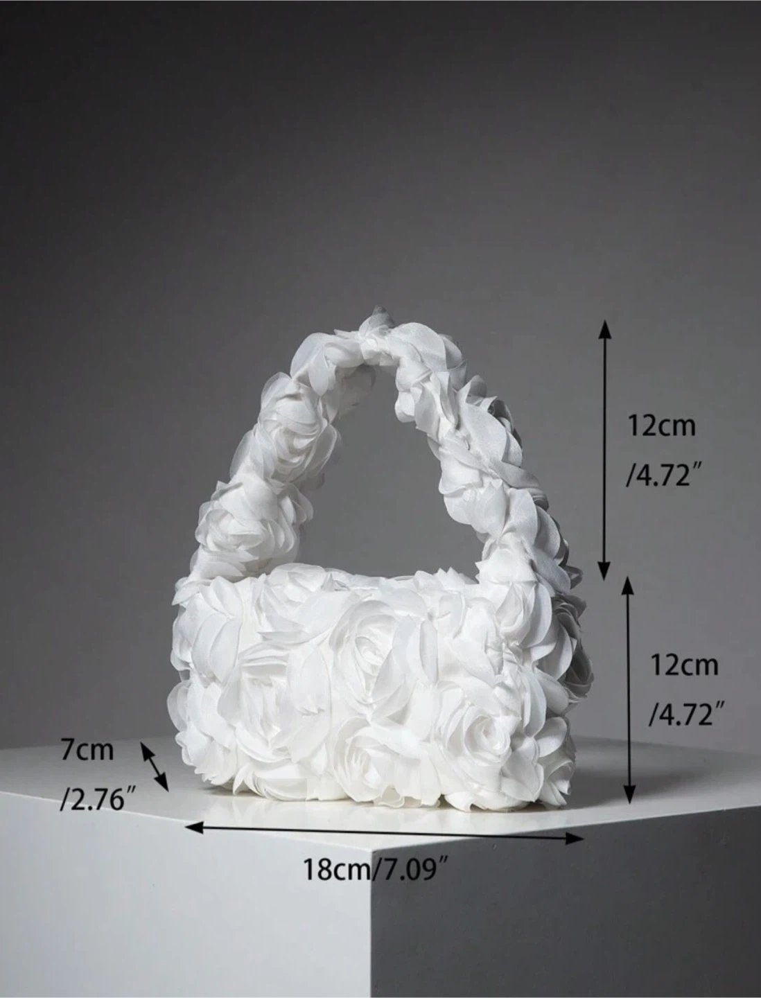 White floral handbag - photo 5
