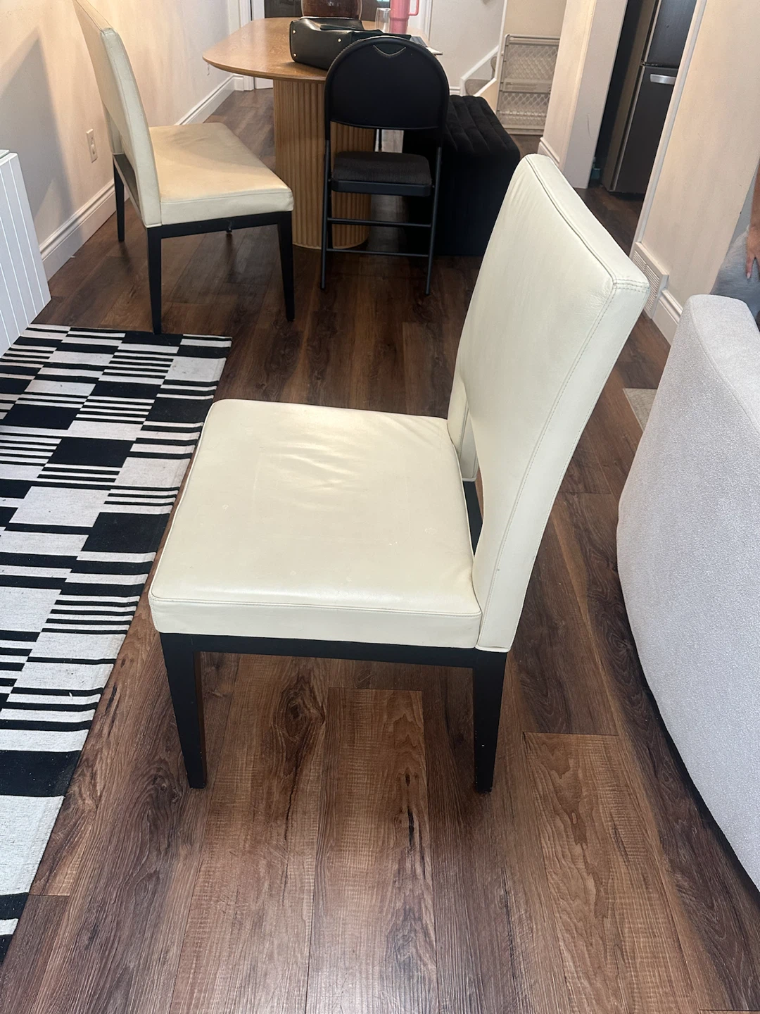 Cream Upholstered Dining Chair - photo 2
