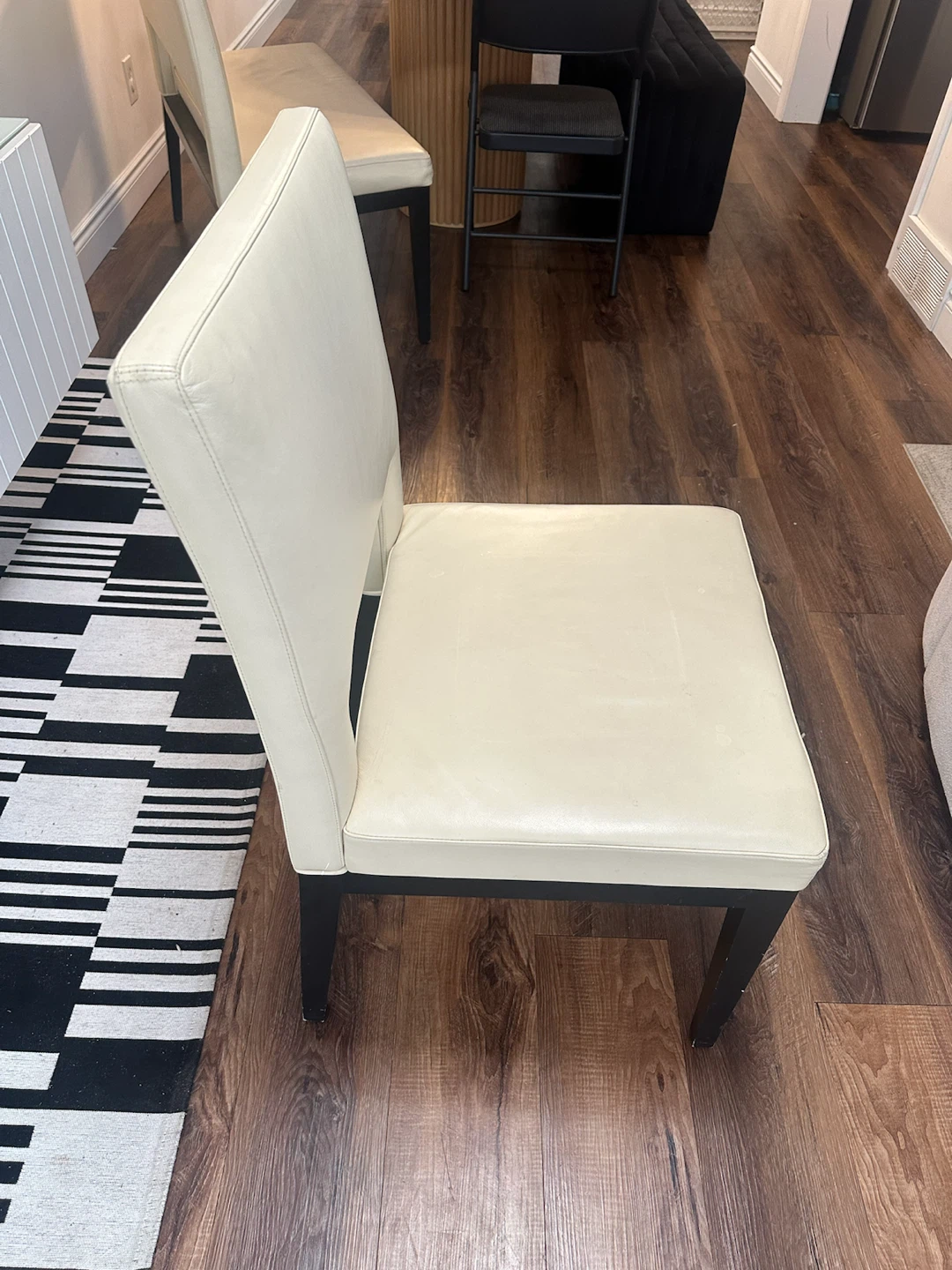 Cream Upholstered Dining Chair - photo 4