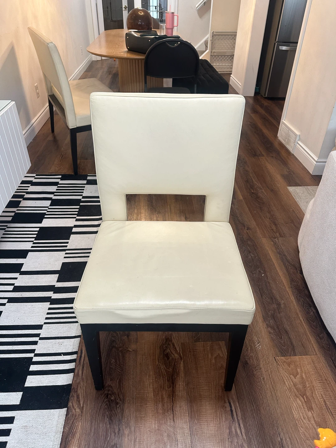 Cream Upholstered Dining Chair - photo 5