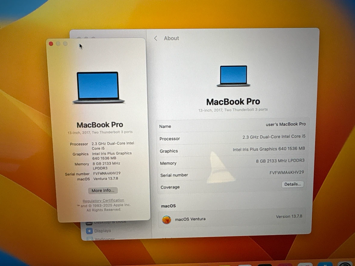 Apple MacBook Pro 13-inch 2017 - photo 4