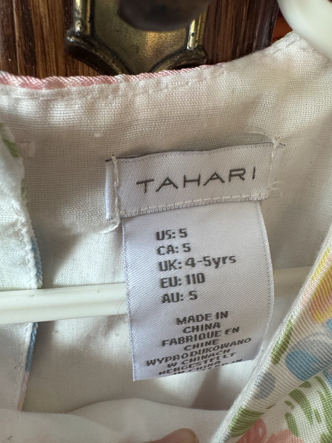 Tahari Girls Floral Dress - Size 5 - photo 4