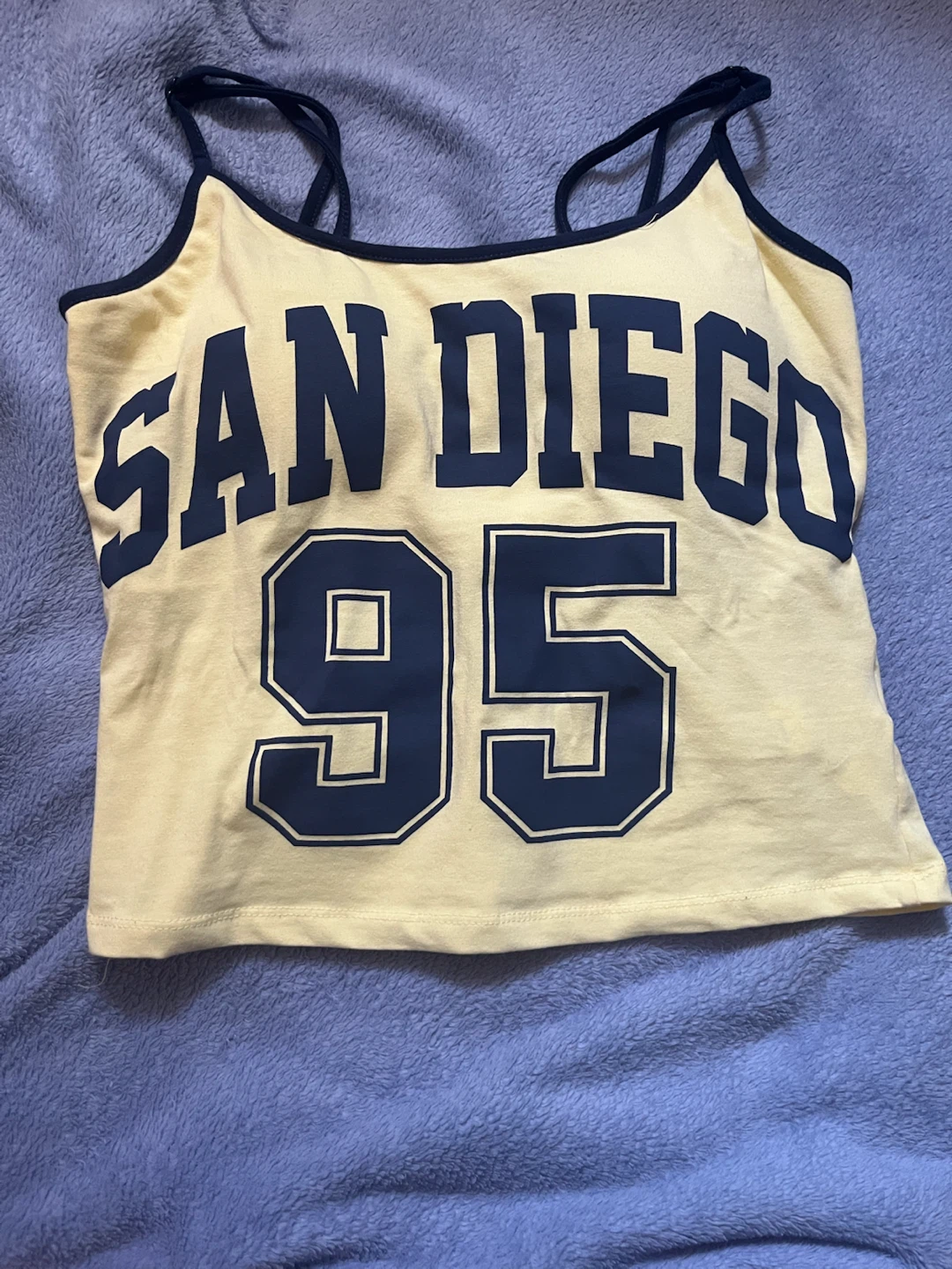 Yellow 'San Diego 95' Tank Top - Size L