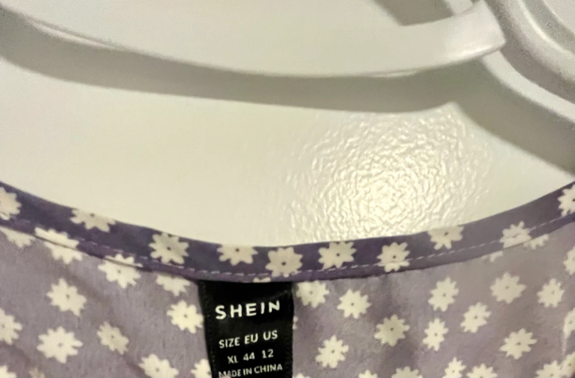 Purple Floral Maxi Dress With Flowers with Size XL - photo 3