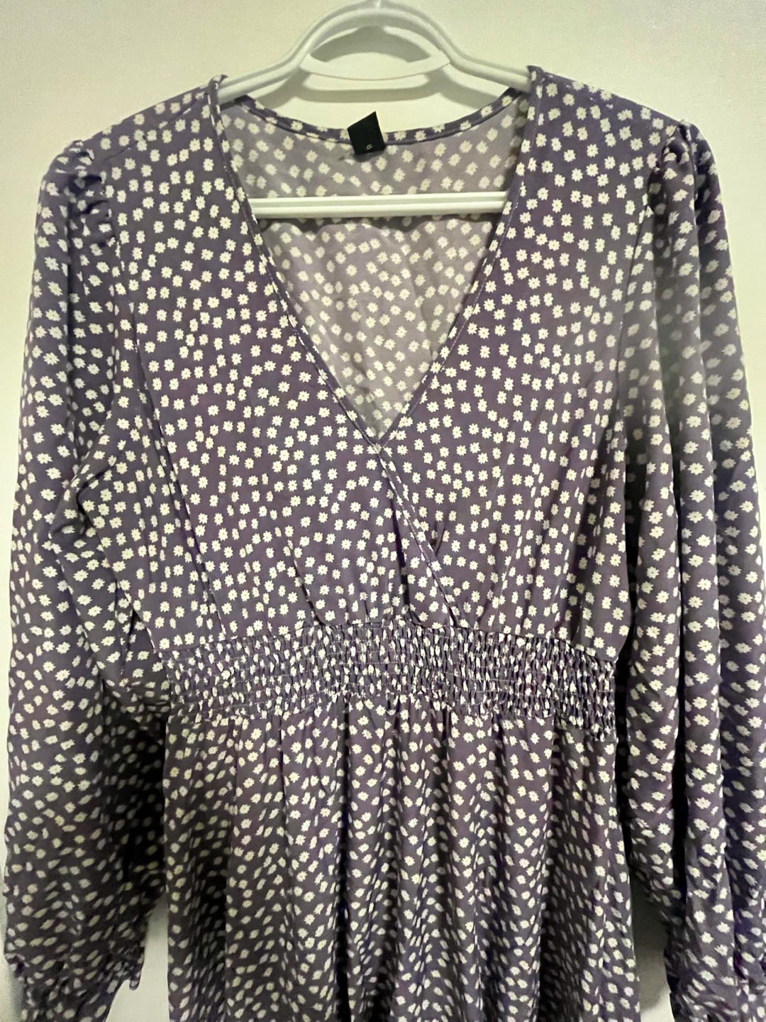 Purple Floral Maxi Dress With Flowers with Size XL - photo 4
