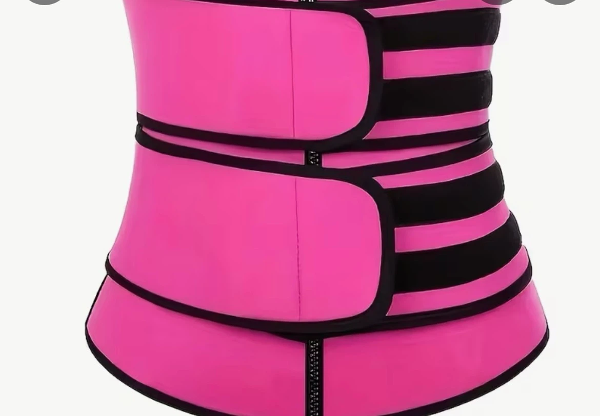 Pink and Black Waist Trainer Cincher