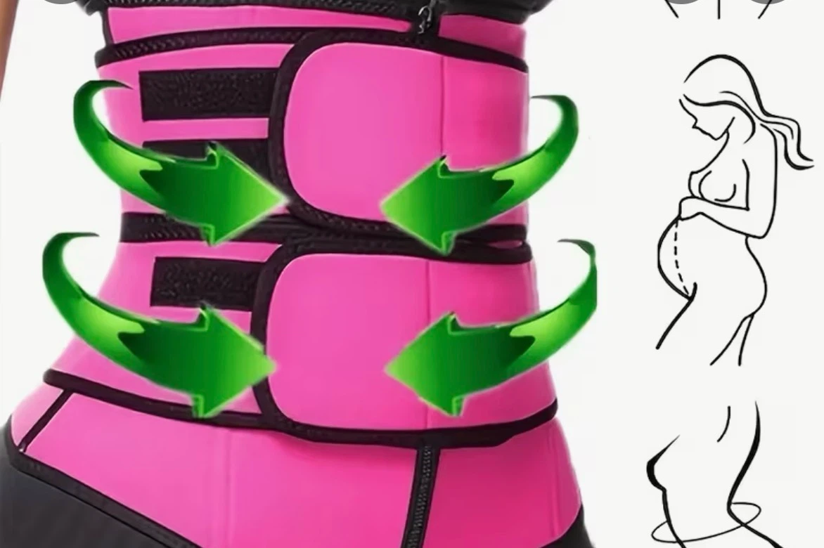 Pink and Black Waist Trainer Cincher - photo 3