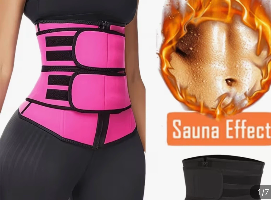 Pink and Black Waist Trainer Cincher - photo 4