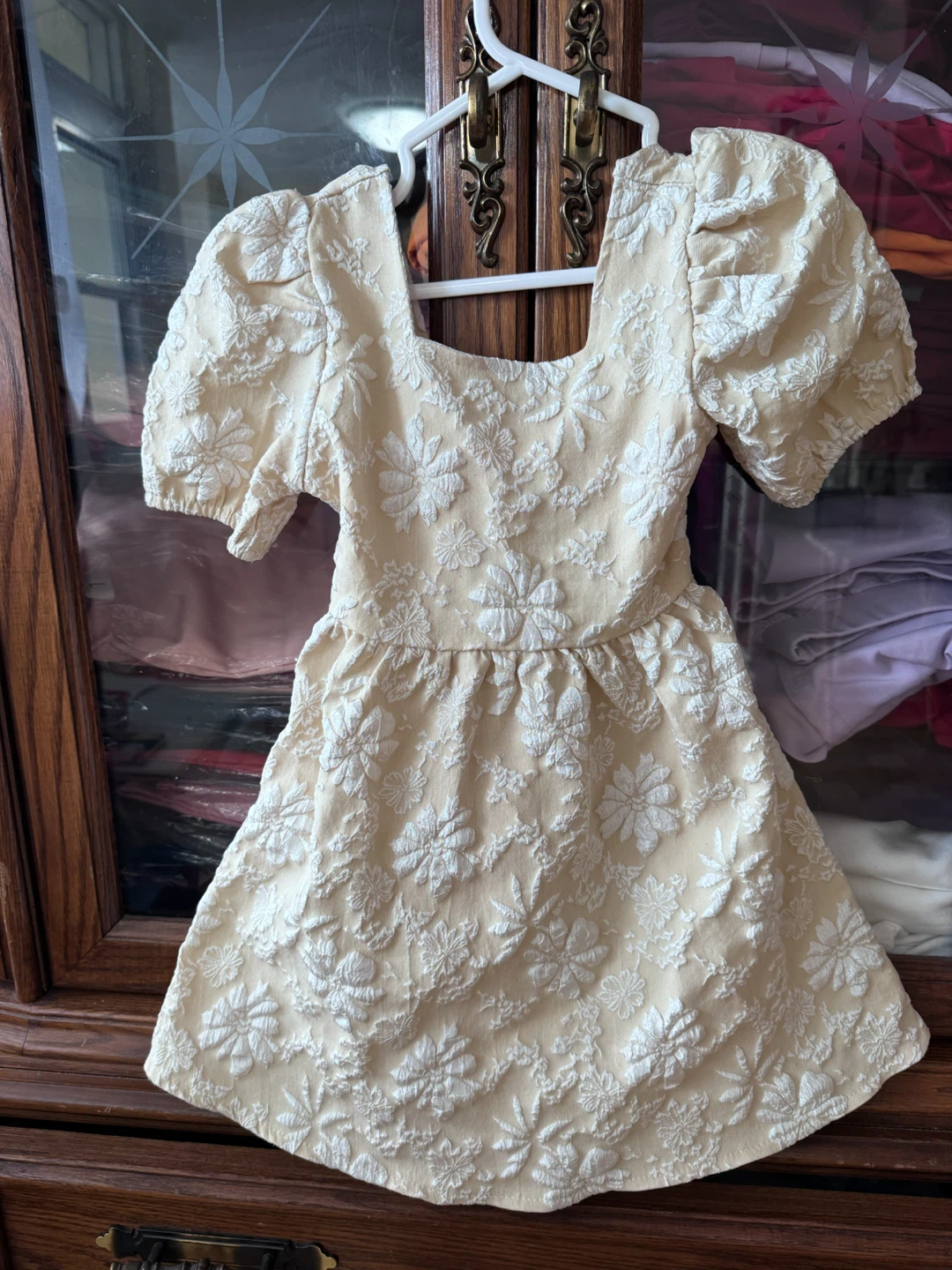 Floral Embroidered Bow Dress - Size 4-5 Years - photo 2