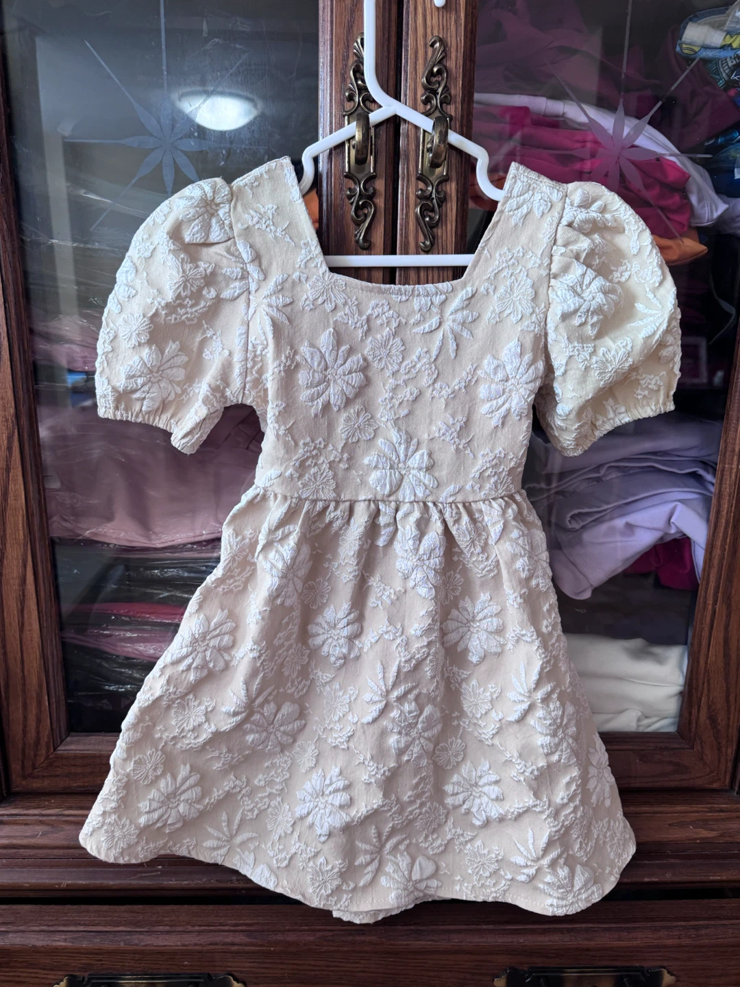 Floral Embroidered Bow Dress - Size 4-5 Years - photo 3