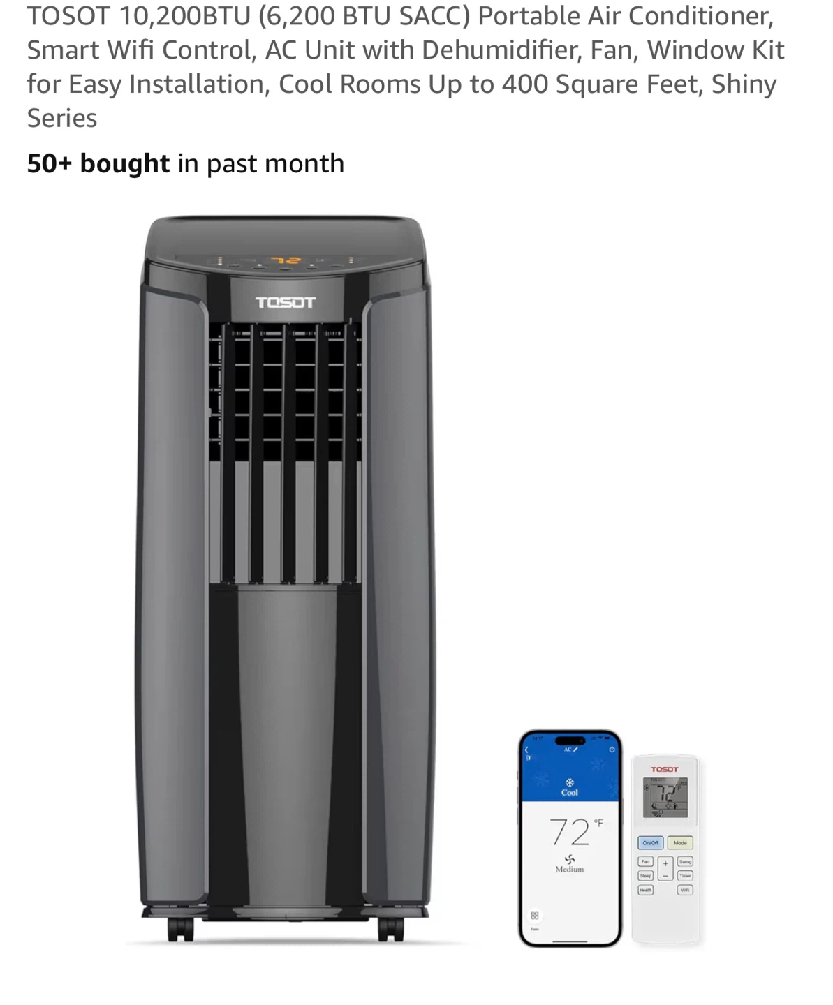 TOSOT Portable Air Conditioner - photo 3