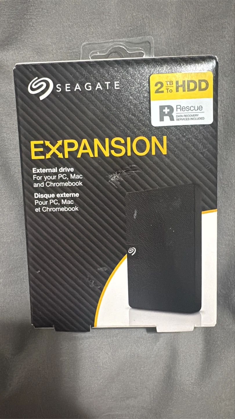 External drive for PC, Mac and Chromebook