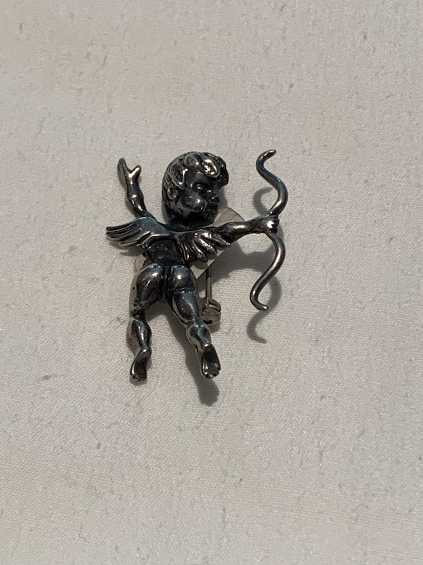 Cherub Angel Brooch Pin