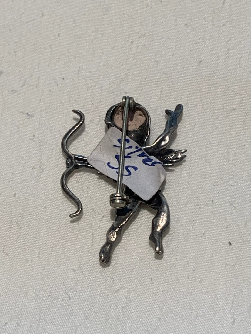 Cherub Angel Brooch Pin - photo 2