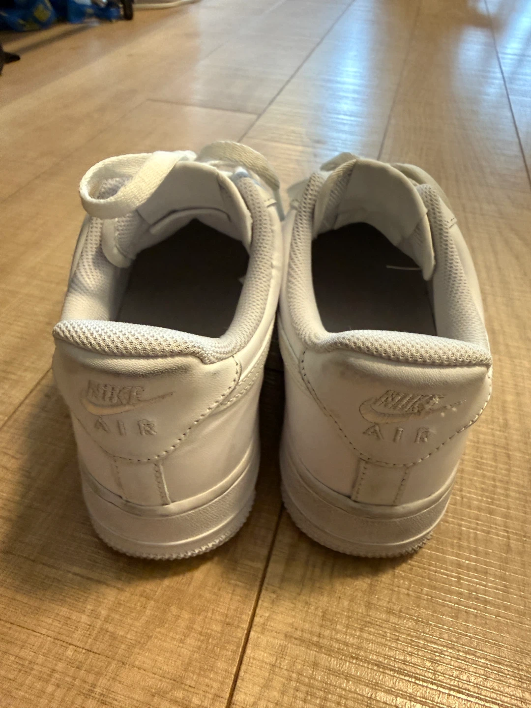 Nike Air Force 1 White Sneakers Size 7.5 - photo 3