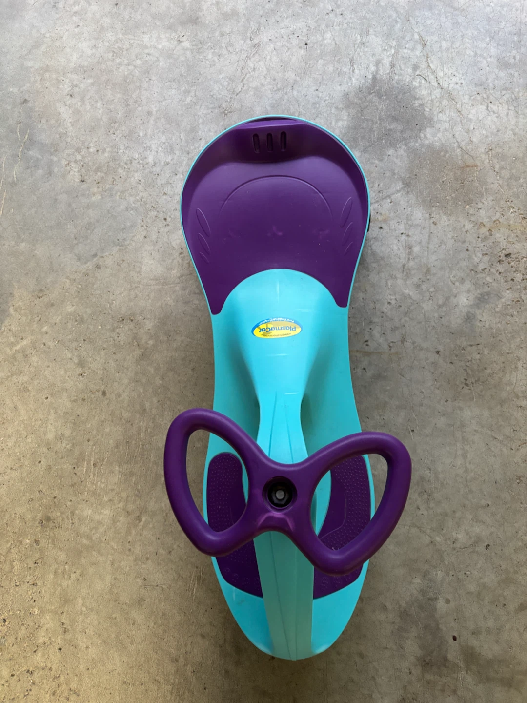 Plasmacar Ride-On Toy - Teal and Purple