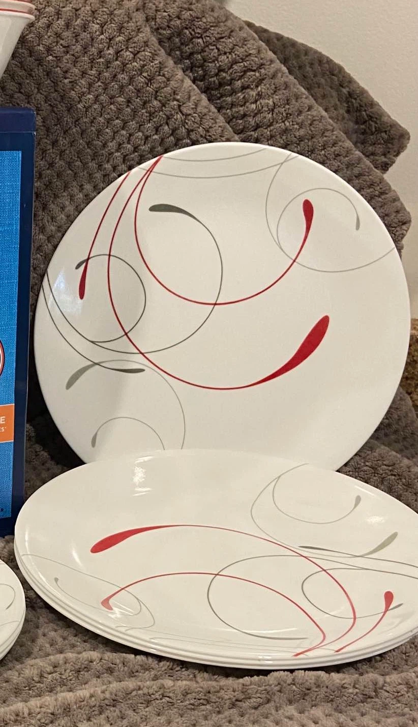 Corelle Splendor 12-Piece NEW Dinnerware Set Open Box - photo 3