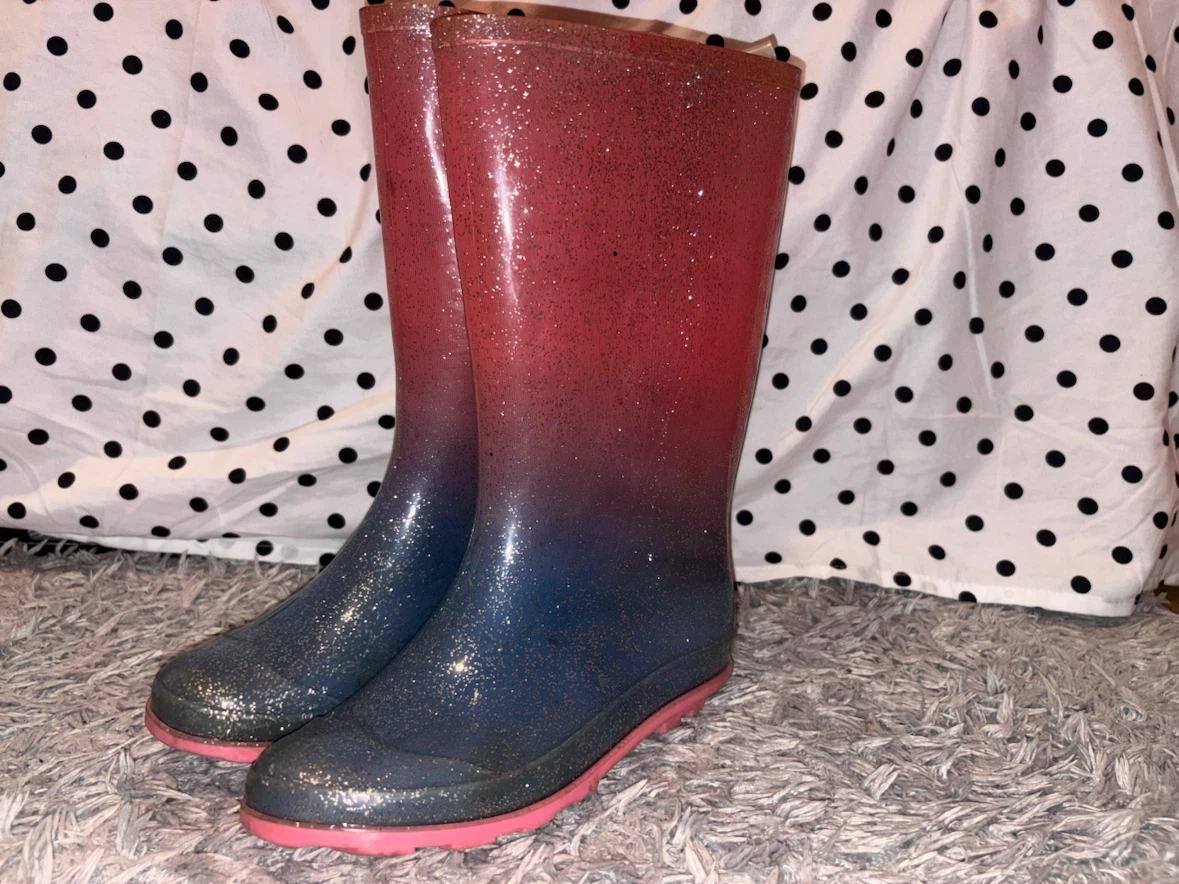 Glitter Rain Boots