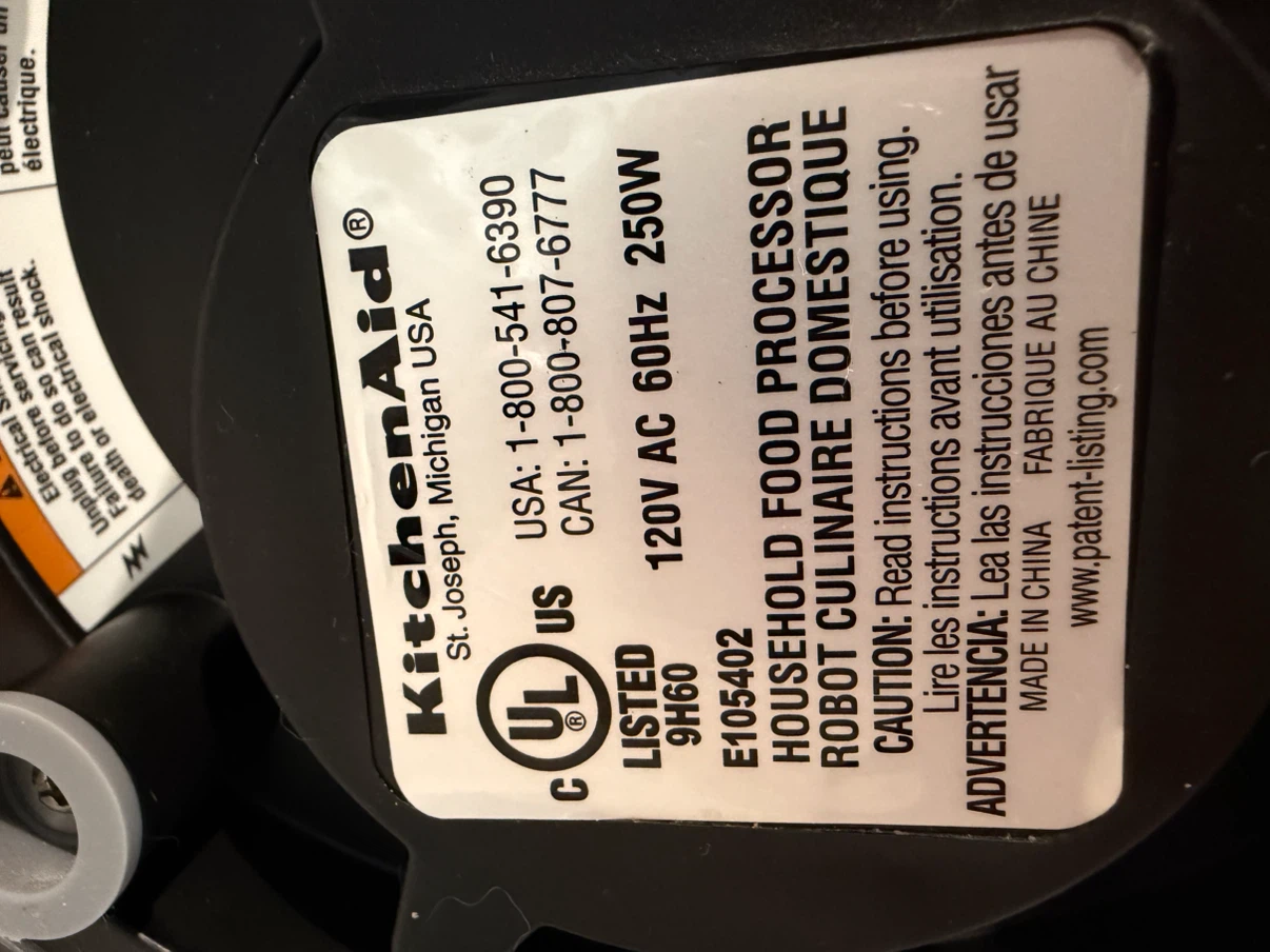 KitchenAid Food Processor - photo 5