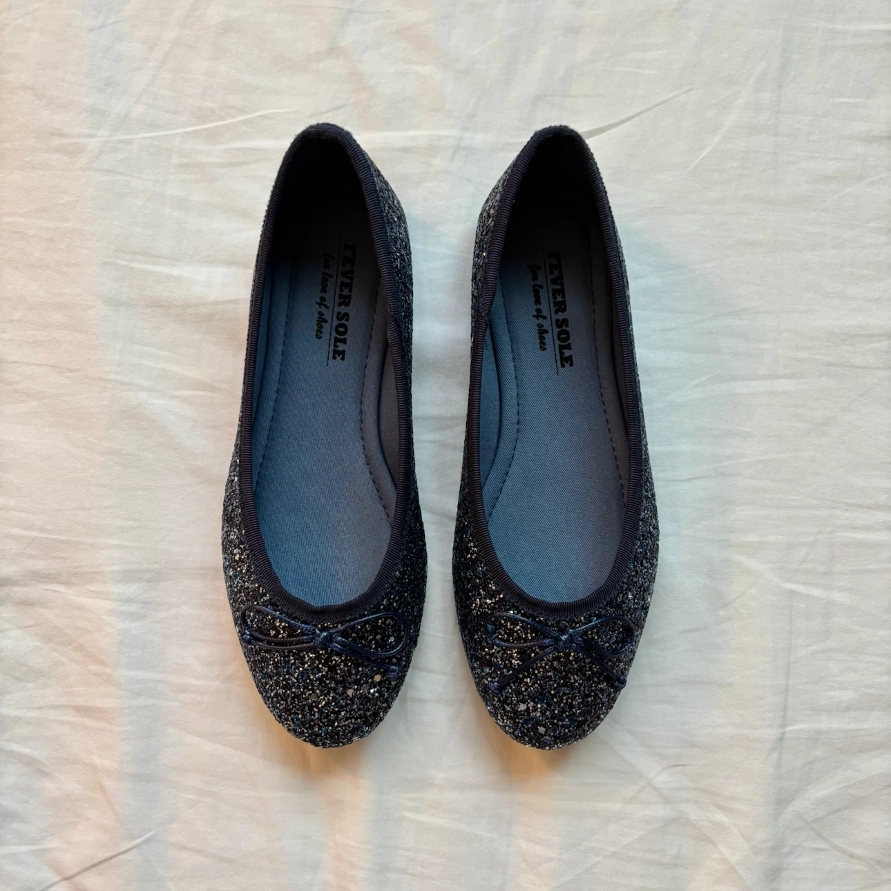 Glitter Ballet Flats - Sparkling Navy - photo 2