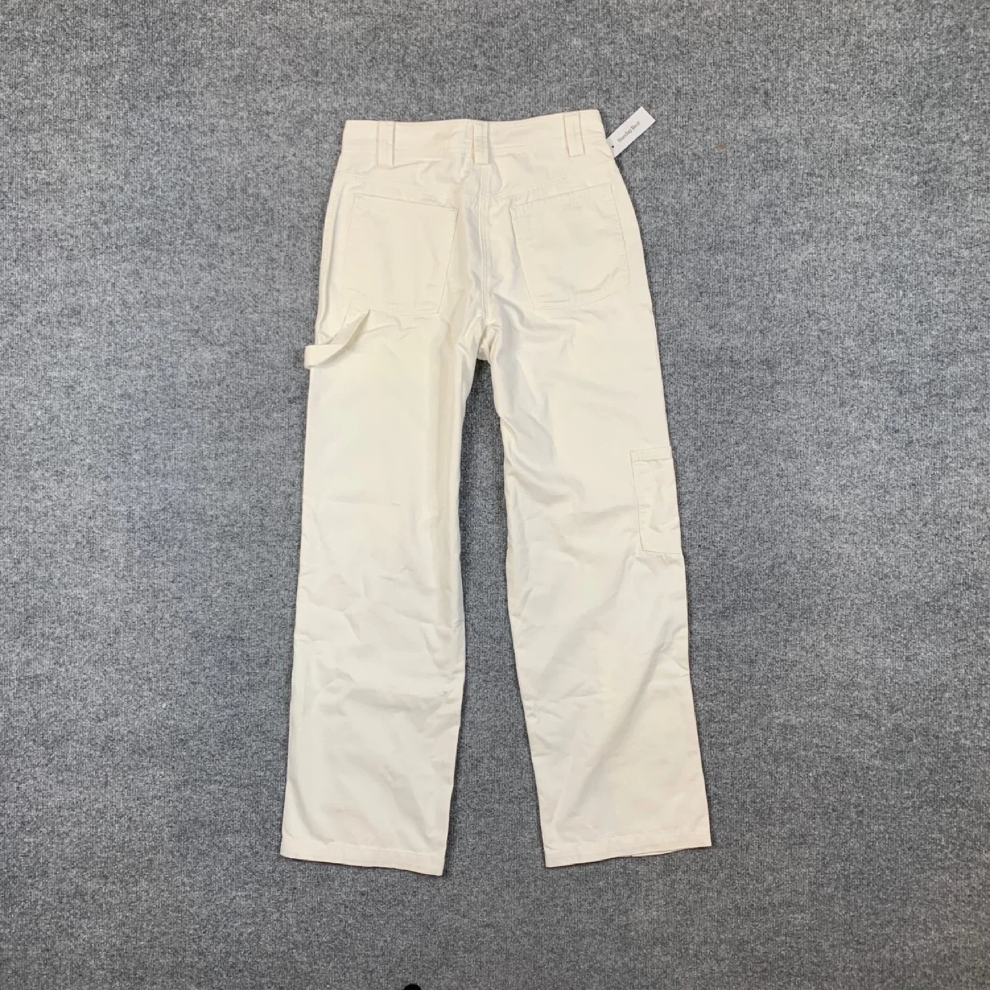 Aritzia Sunday best white new Oscar cargo utility pant