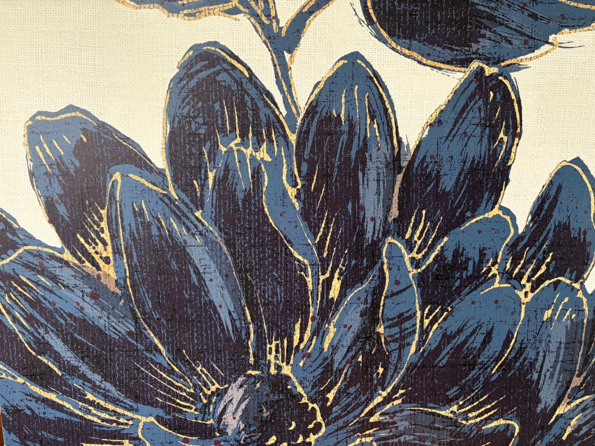 Indigo Garden II " by Daphne Brissonnet canvas set - photo 3