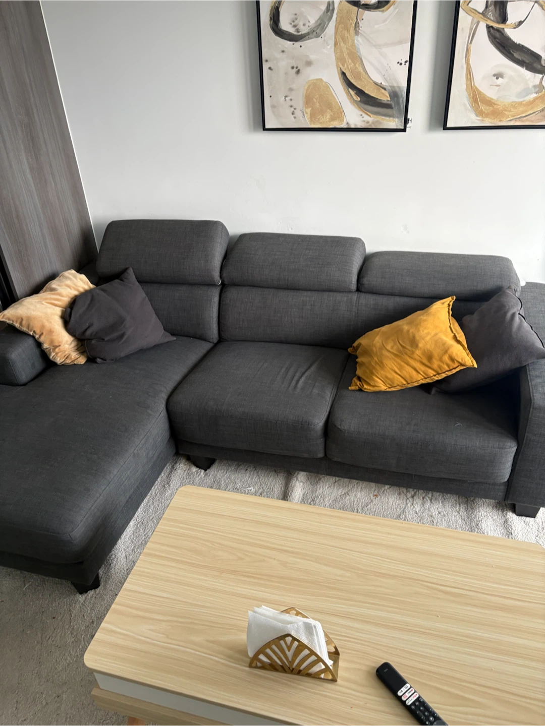 Grey Sectional Sofa - photo 2