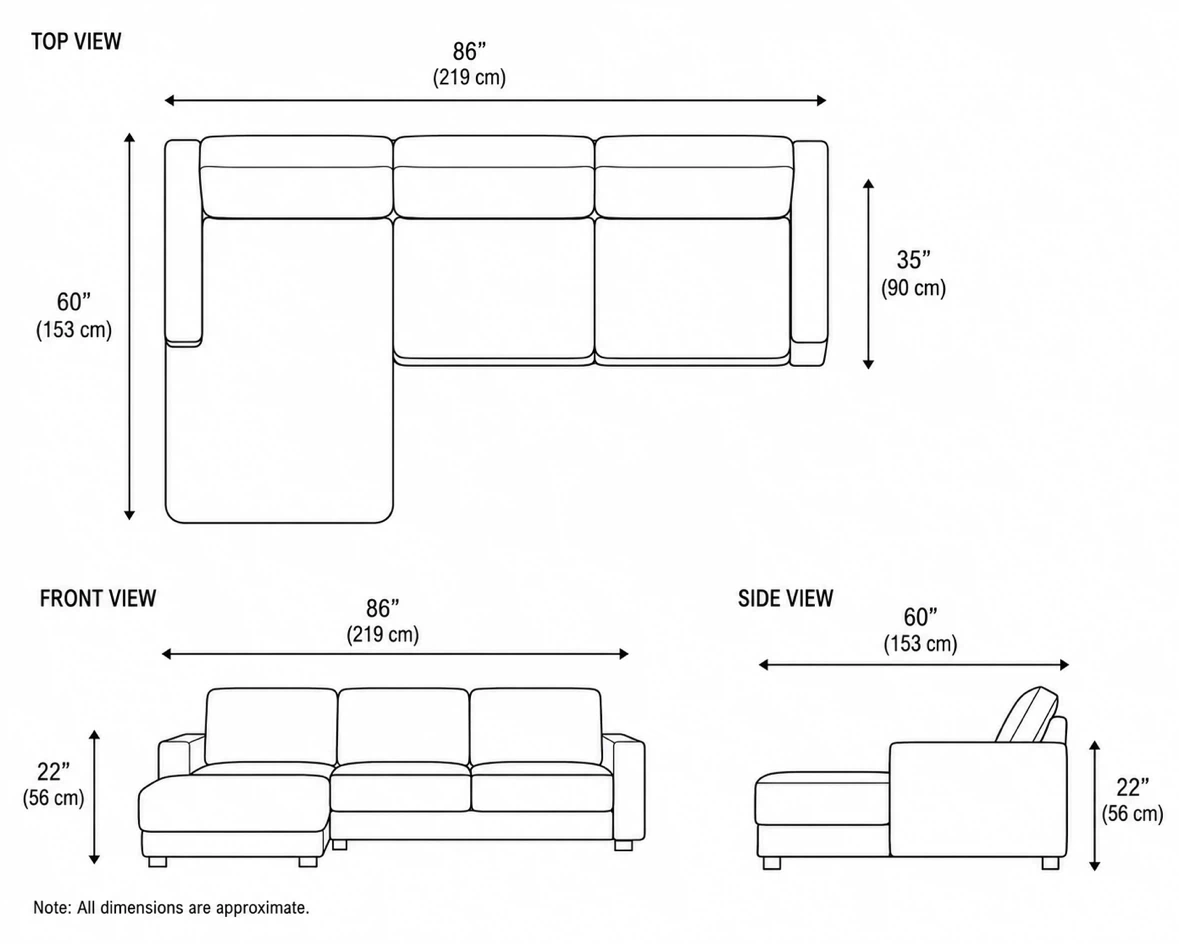 Grey Sectional Sofa - photo 4