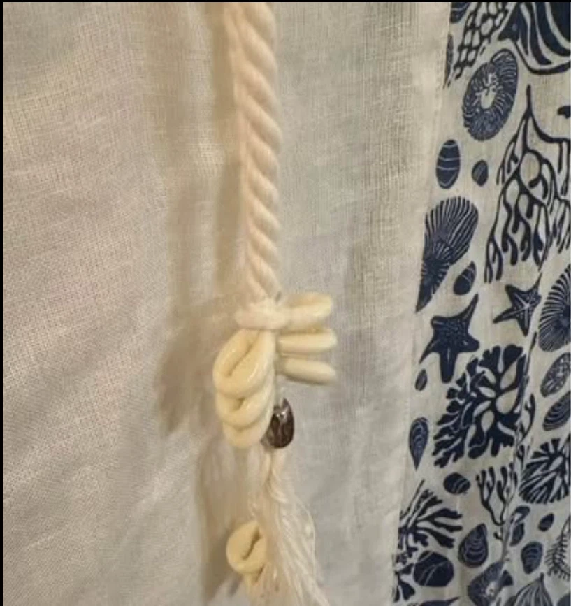 New Sigrid Olsen XL Linen Blend Seashell  Dress or Beach Coverup - photo 5