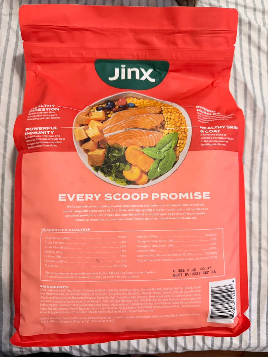 Jinx Grain-Free Atlantic Salmon, Sweet Potato & Carrot Dog Food - photo 2