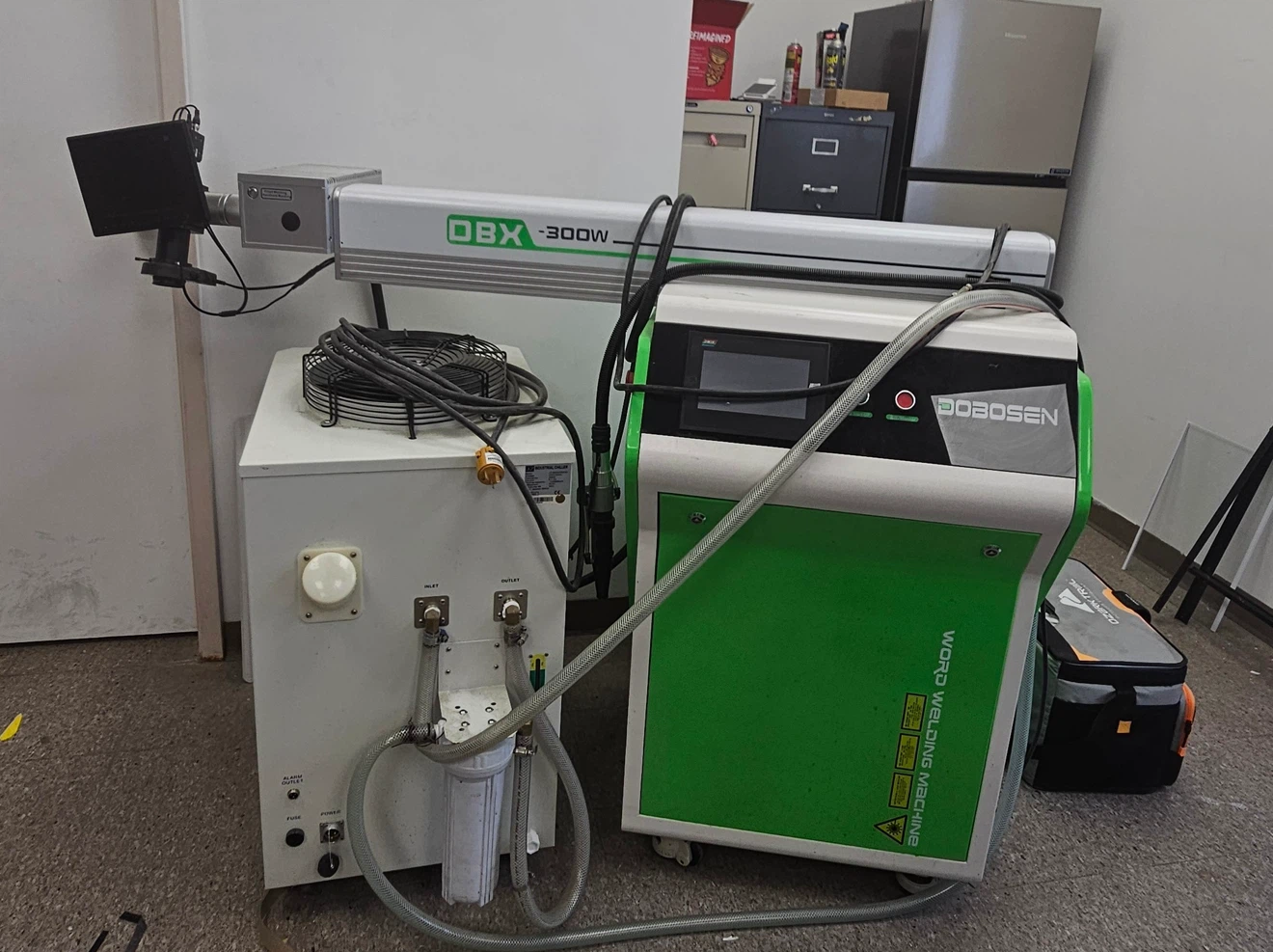 Dobosen OBX-300W Laser Welding Machine with Industrial Chiller - photo 2