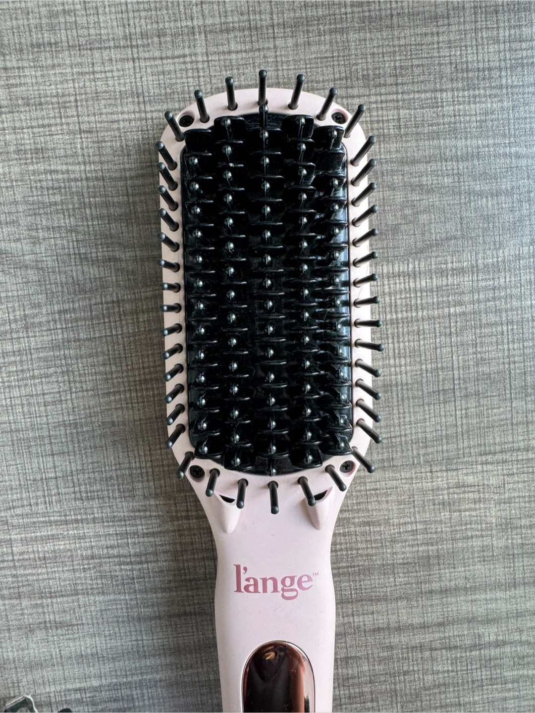 L'Ange Le Vite Ceramic Straightening Brush (Blush Pink) - photo 4