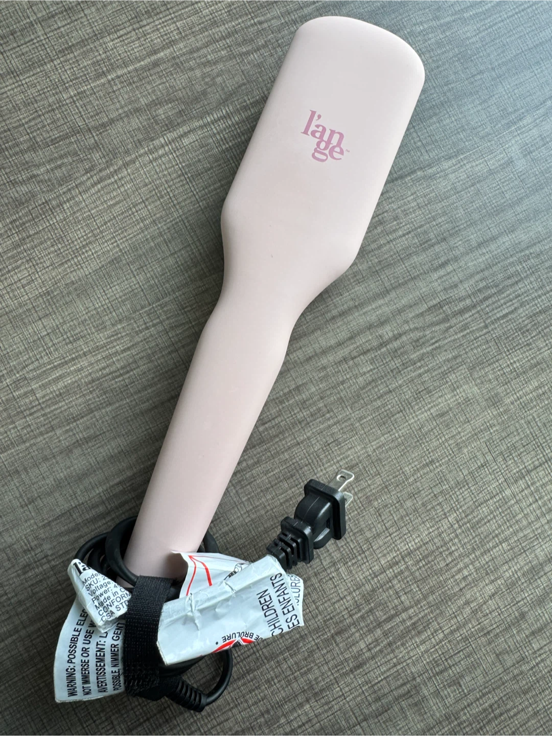 L'Ange Le Vite Ceramic Straightening Brush (Blush Pink) - photo 5