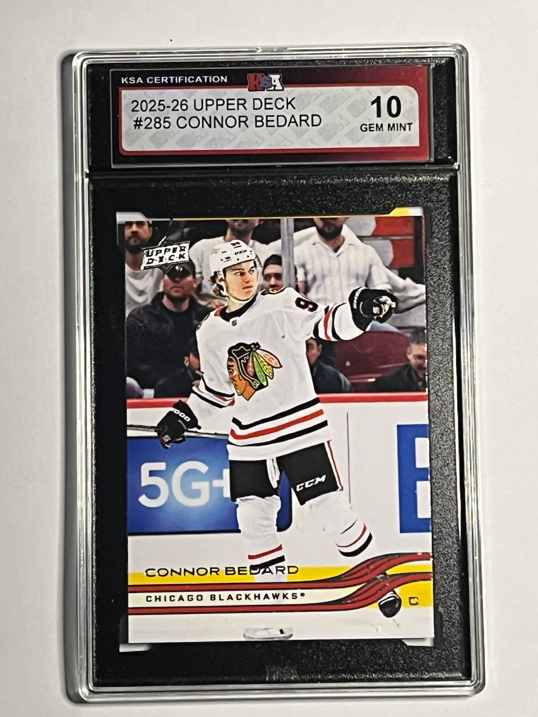 2025-26 Upper Deck Connor Bedard #285 Hockey Card - GEM MINT 10