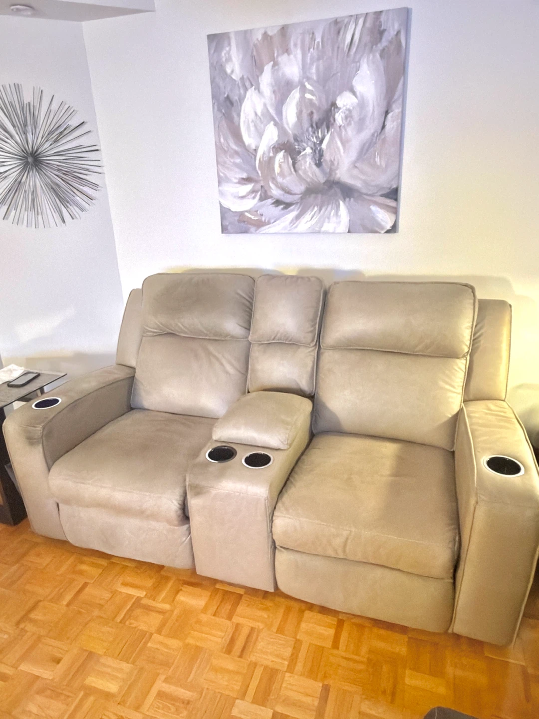 Loveseat Recliner with Center Console