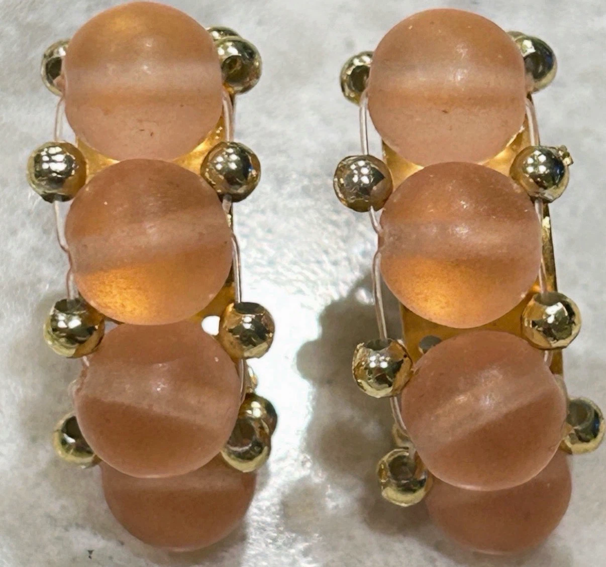 Beautiful Beaded Curved Stud Earrings ($5 each) - photo 4